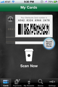 Starbucks Card App