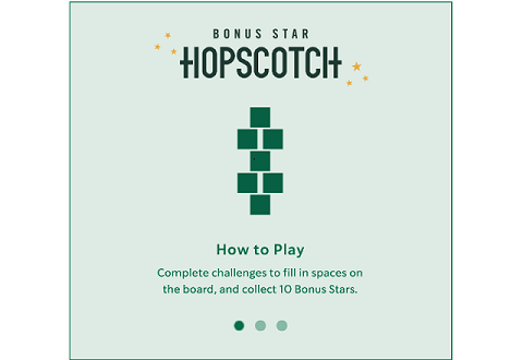 Starbucks Bonus Star Hopscotch